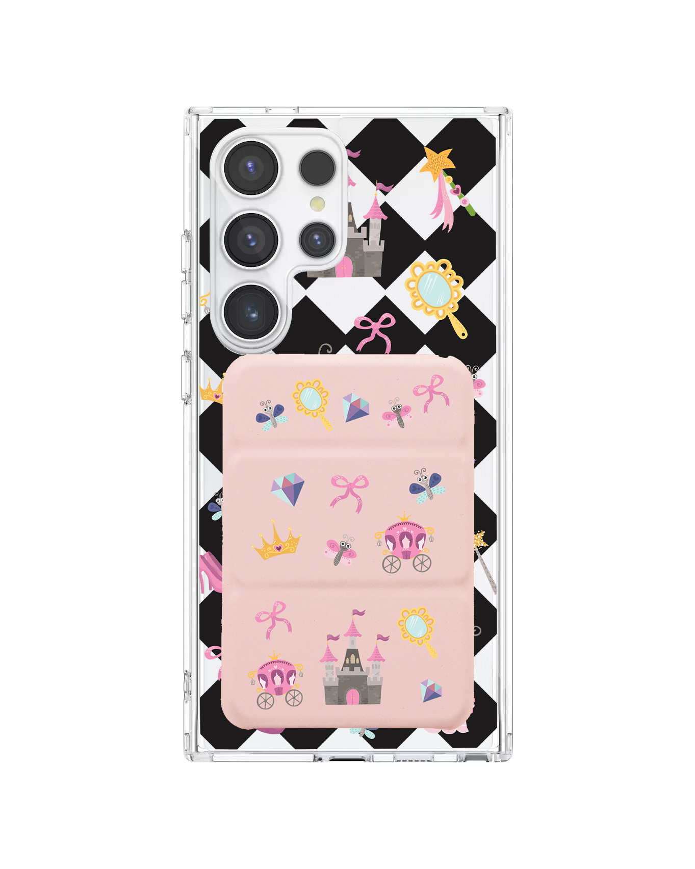Android Magnetic Trifold Wallet Case - Little Princess