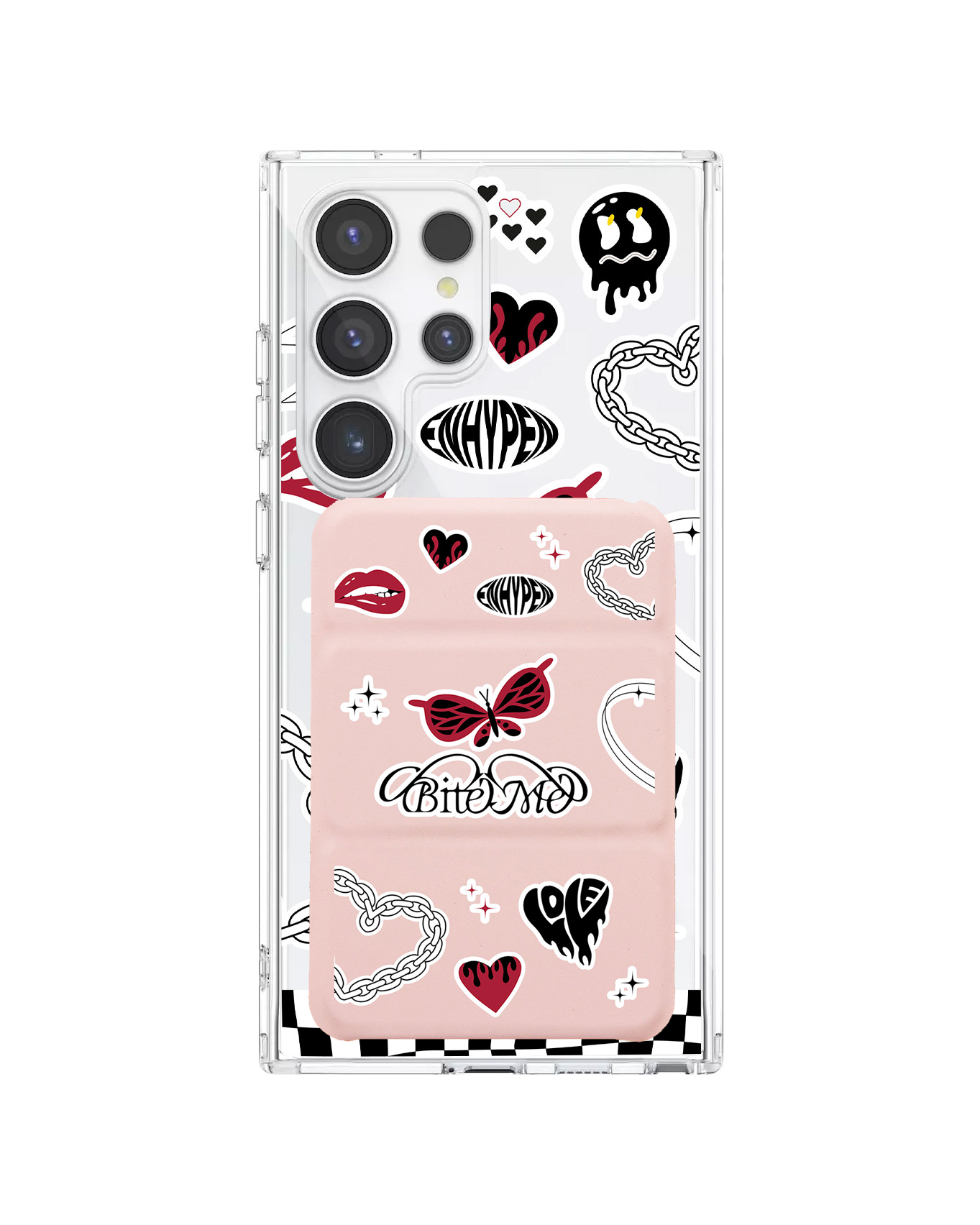 Android Magnetic Trifold Wallet Case - Enhypen Bite Me