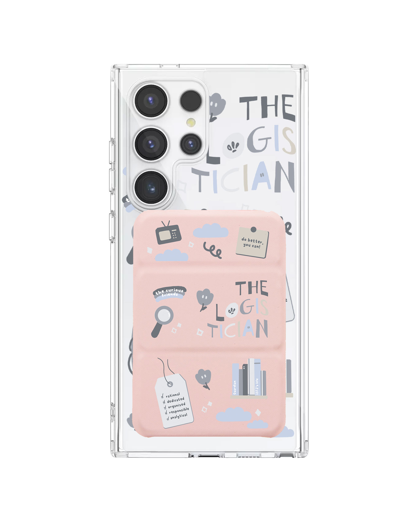 Android Magnetic Trifold Wallet Case - ISTJ