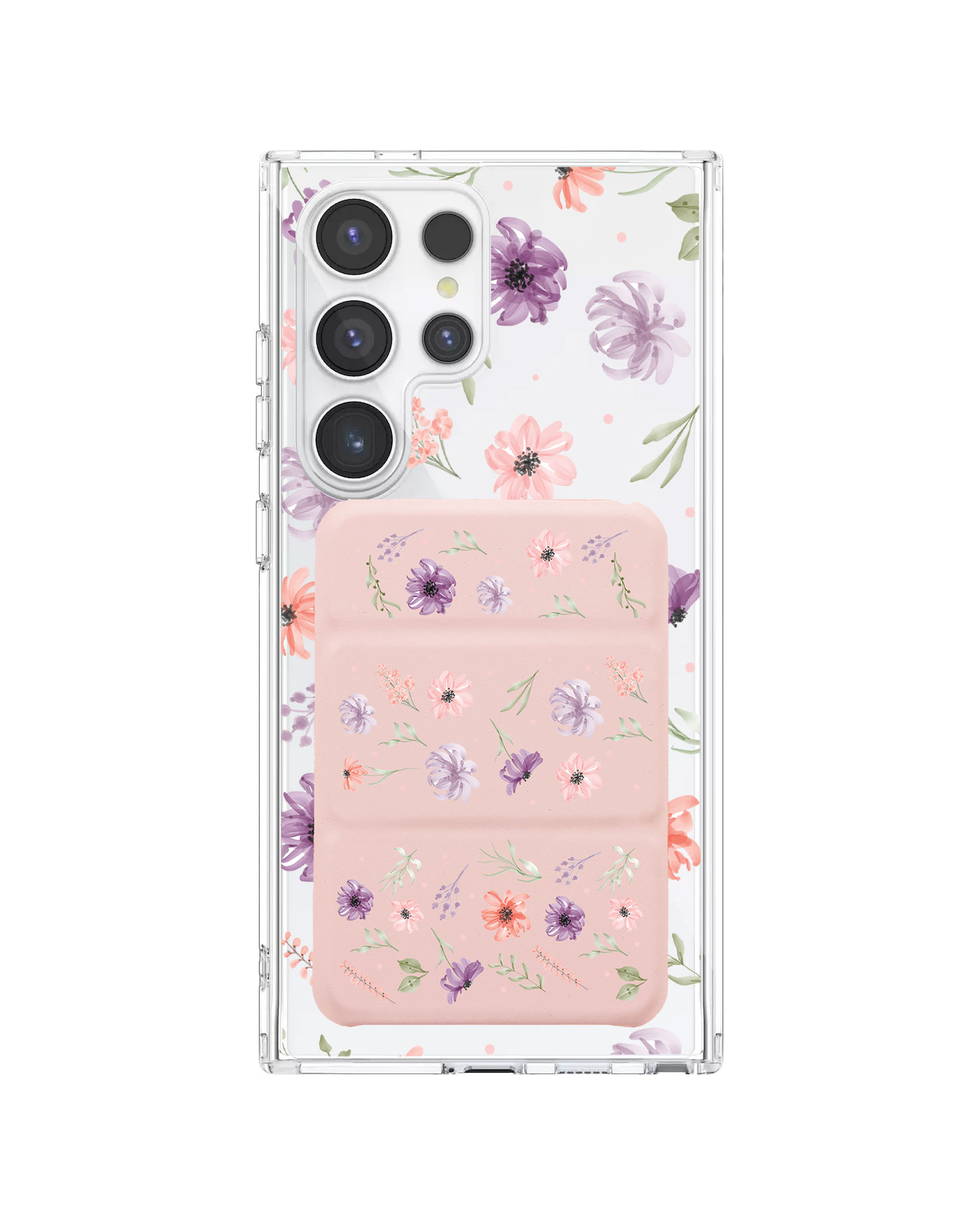 Android Magnetic Trifold Wallet Case - Botanical Garden 3.0