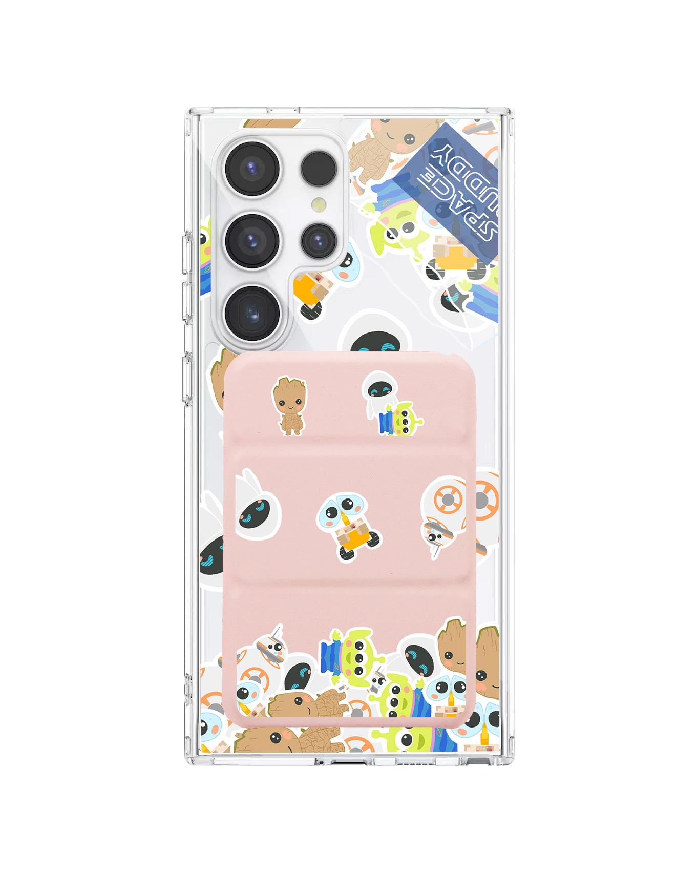 Android Magnetic Trifold Wallet Case - Buddy Space