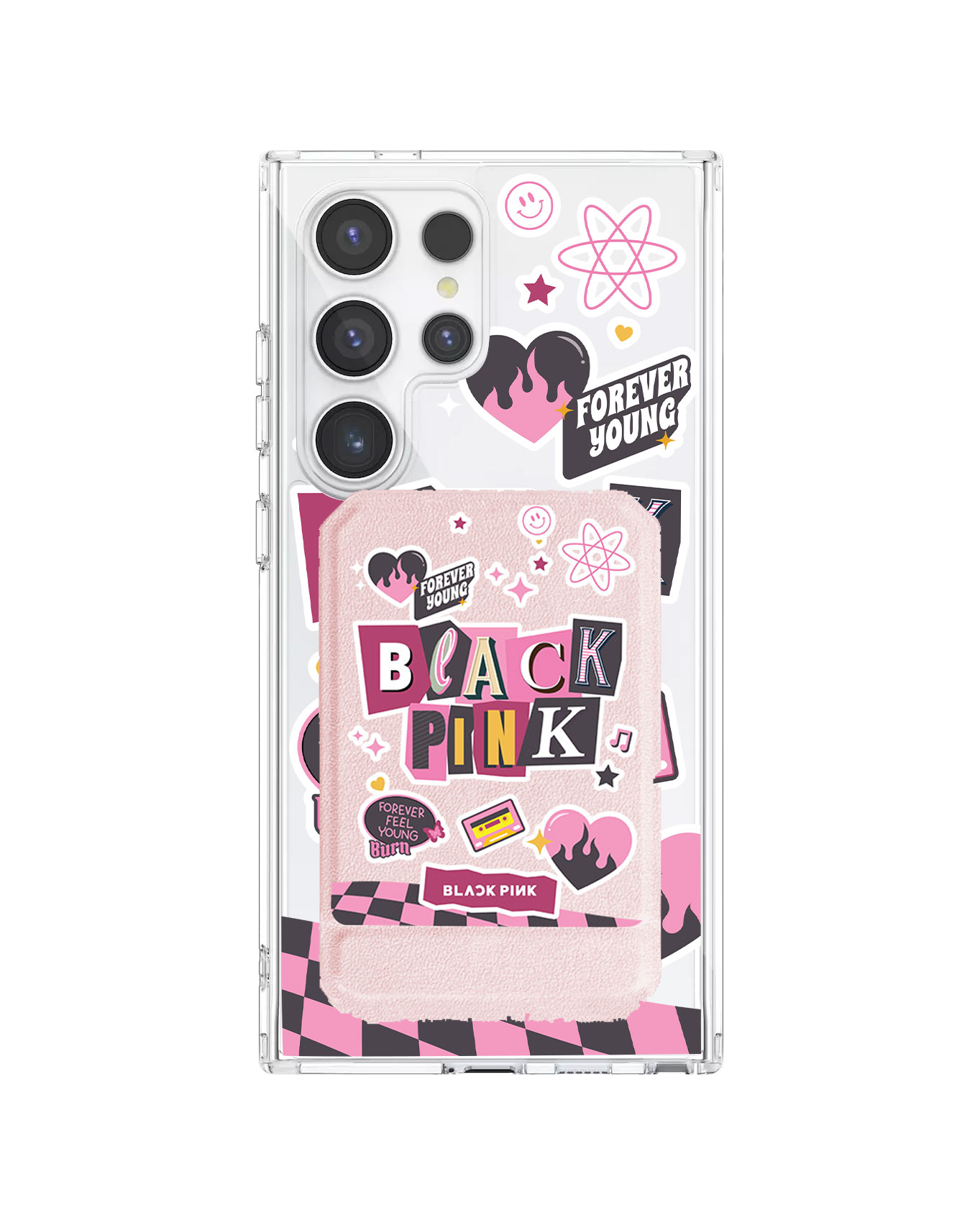 Android Magnetic Multifold Wallet - Blackpink Forever Young