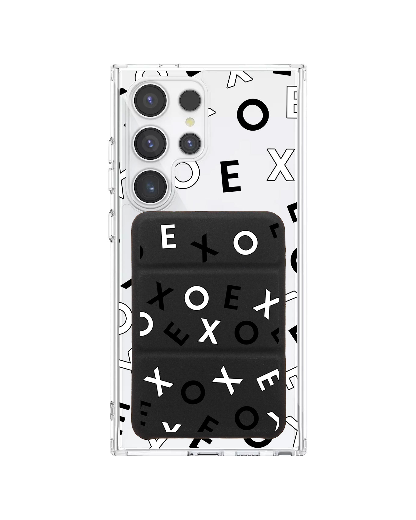 Android Magnetic Trifold Wallet Case - Exo Monogram