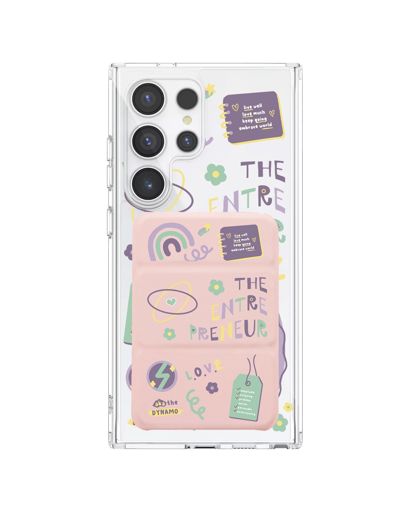 Android Magnetic Trifold Wallet Case - ESTP