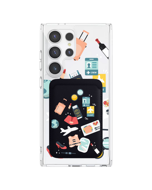 Android Magnetic Wallet Case - Stewardess or Flight Attendant