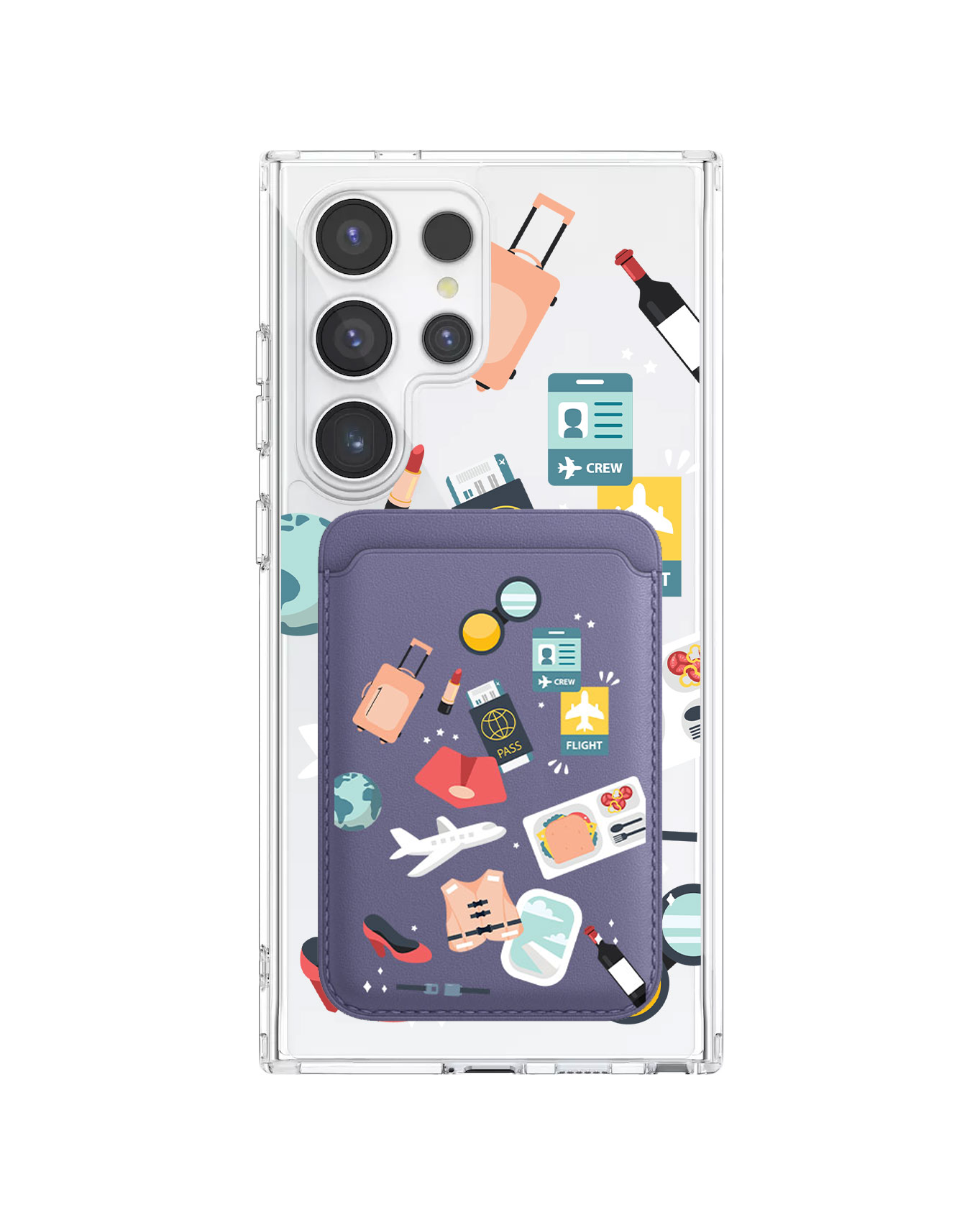 Android Magnetic Wallet Case - Stewardess or Flight Attendant