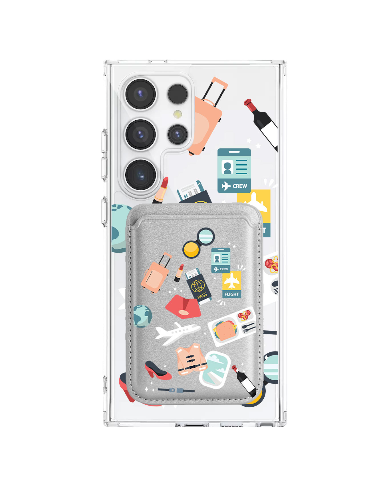 Android Magnetic Wallet Case - Stewardess or Flight Attendant