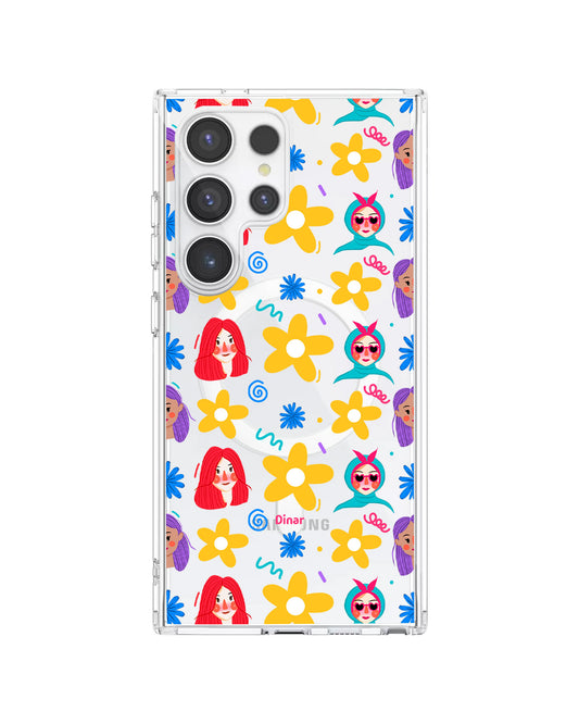 Magsafe Case - Daisy Faces