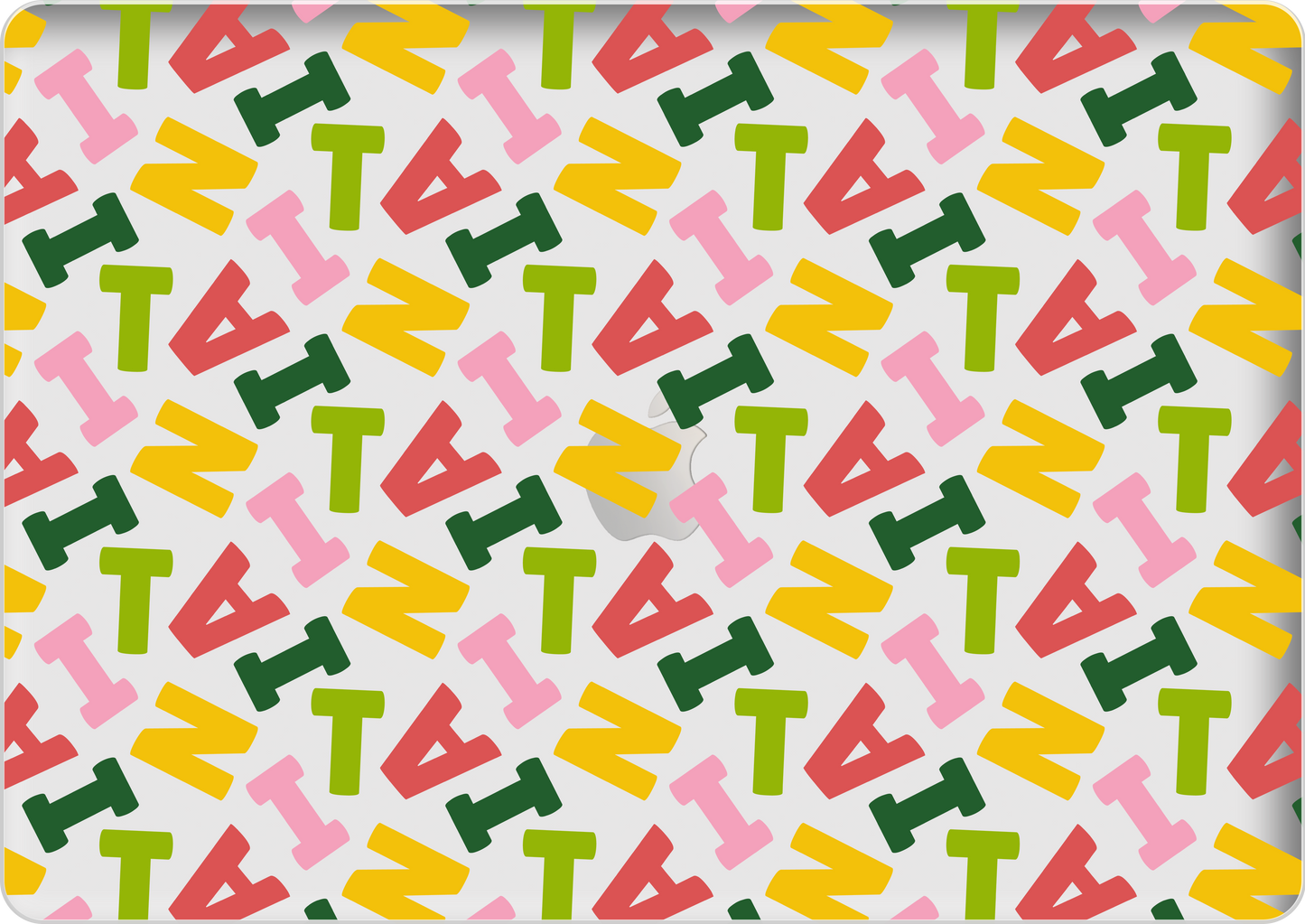 Macbook Snap Case - Scattered Monogram 3.0