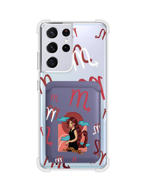 Android Magnetic Wallet Case - Scorpio