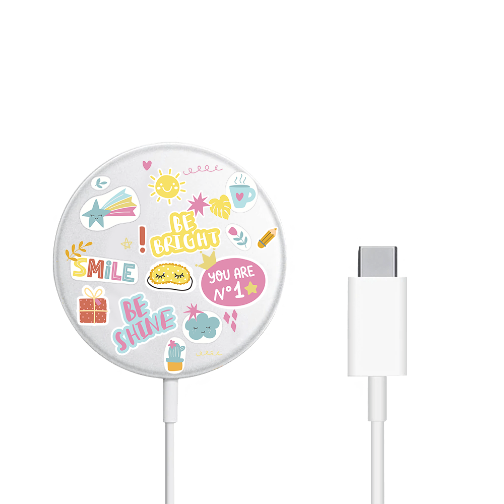 Magnetic Wireless Charger - Self Love Sticker Pack 3.0