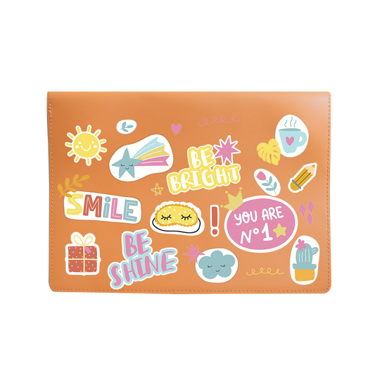 Vegan Leather Sleeve - Self Love Sticker Pack 3.0