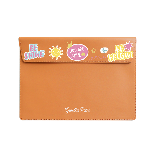 Vegan Leather Sleeve - Self Love Sticker Pack 3.0
