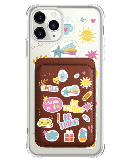 iPhone Magnetic Wallet Case - Self Love Sticker Pack 3.0