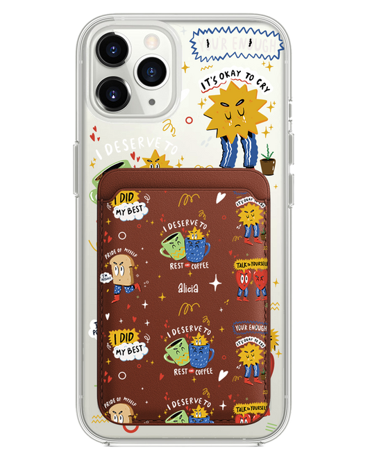 iPhone Magnetic Wallet Case - Selfless Love 3.0