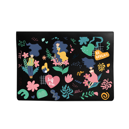 Vegan Leather Sleeve - Self Love Sticker Pack 2.0