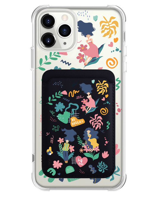 iPhone Magnetic Wallet Case - Self Love Sticker Pack 2.0