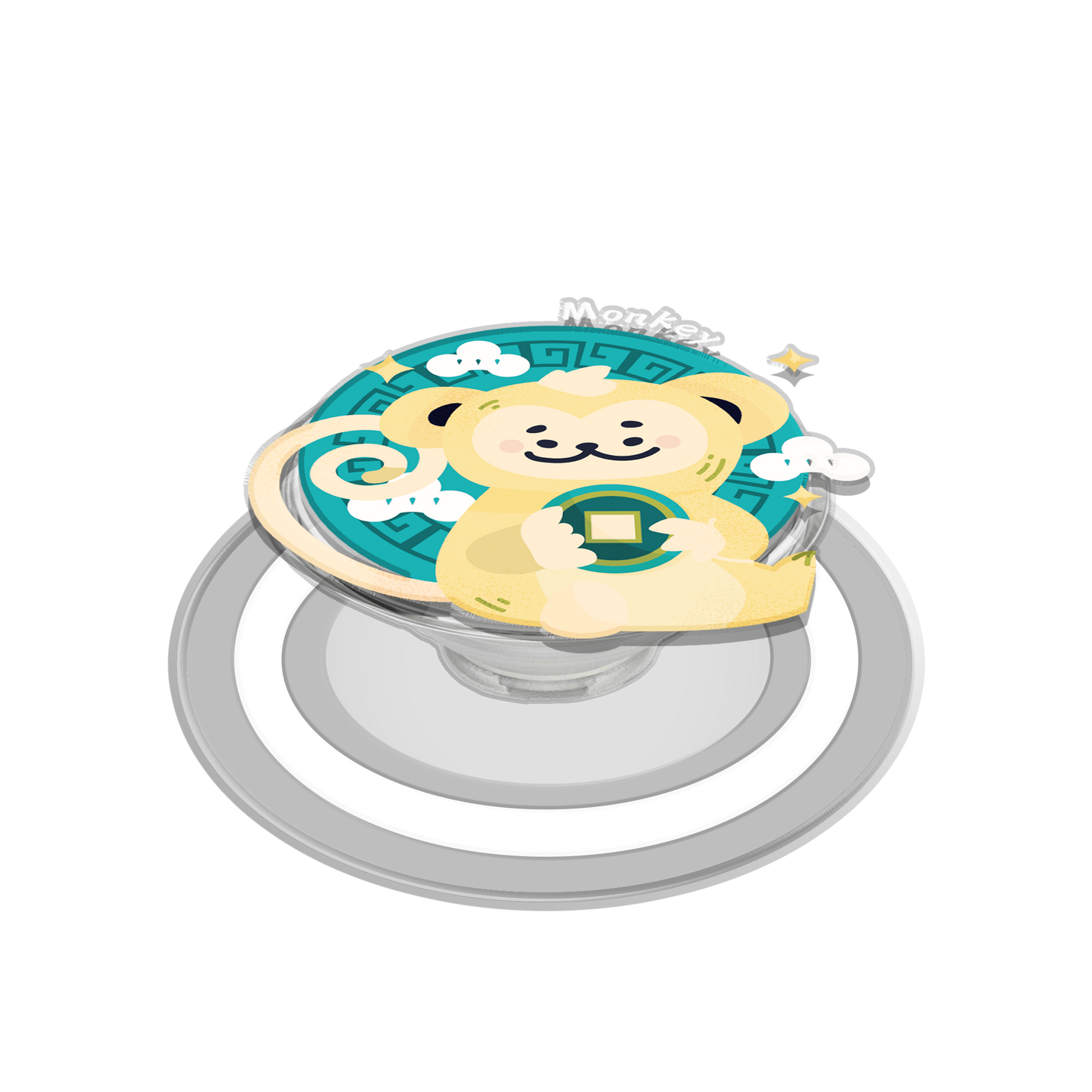 Magnetic Grip - Monkey (Chinese Zodiac / Shio)