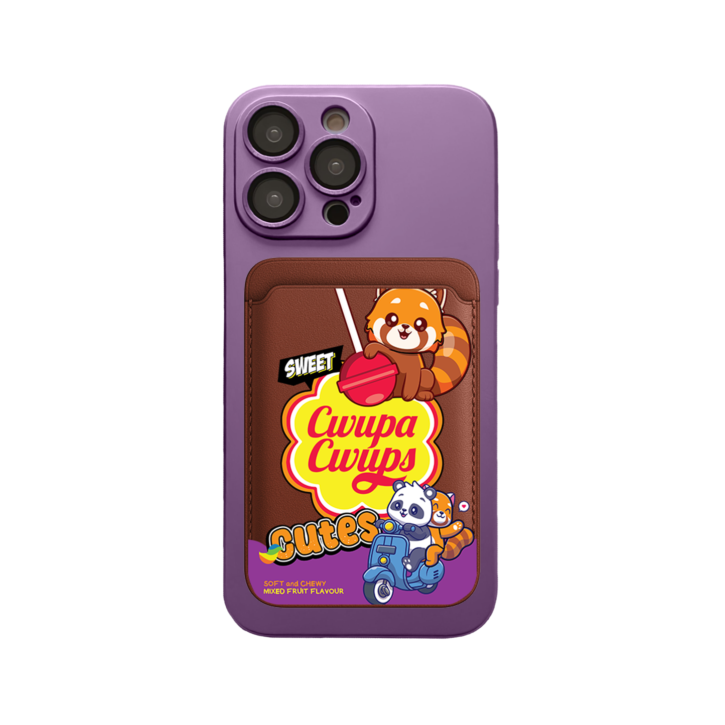 iPhone Magnetic Wallet Silicone Case - Cwupa Cwups