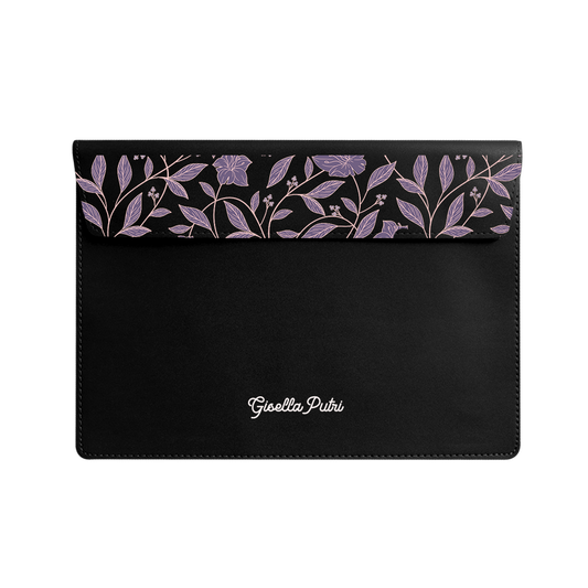 Vegan Leather Sleeve - Sketchy Flower 4.0