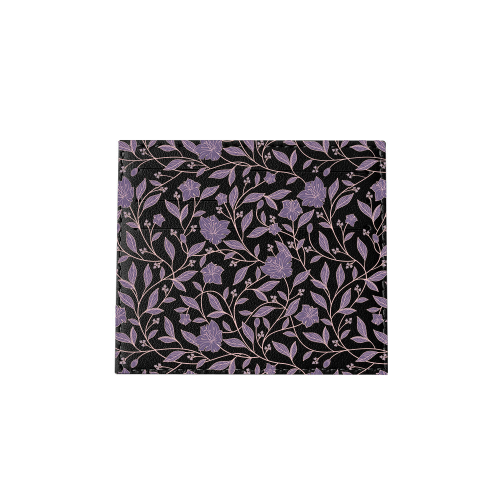 6 Slots Card Holder - Sketchy Flower 4.0