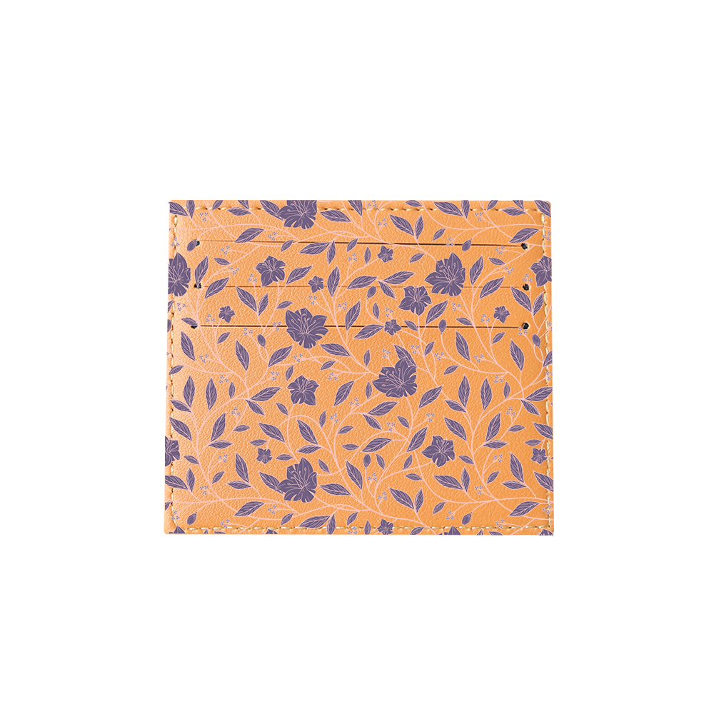 6 Slots Card Holder - Sketchy Flower 4.0