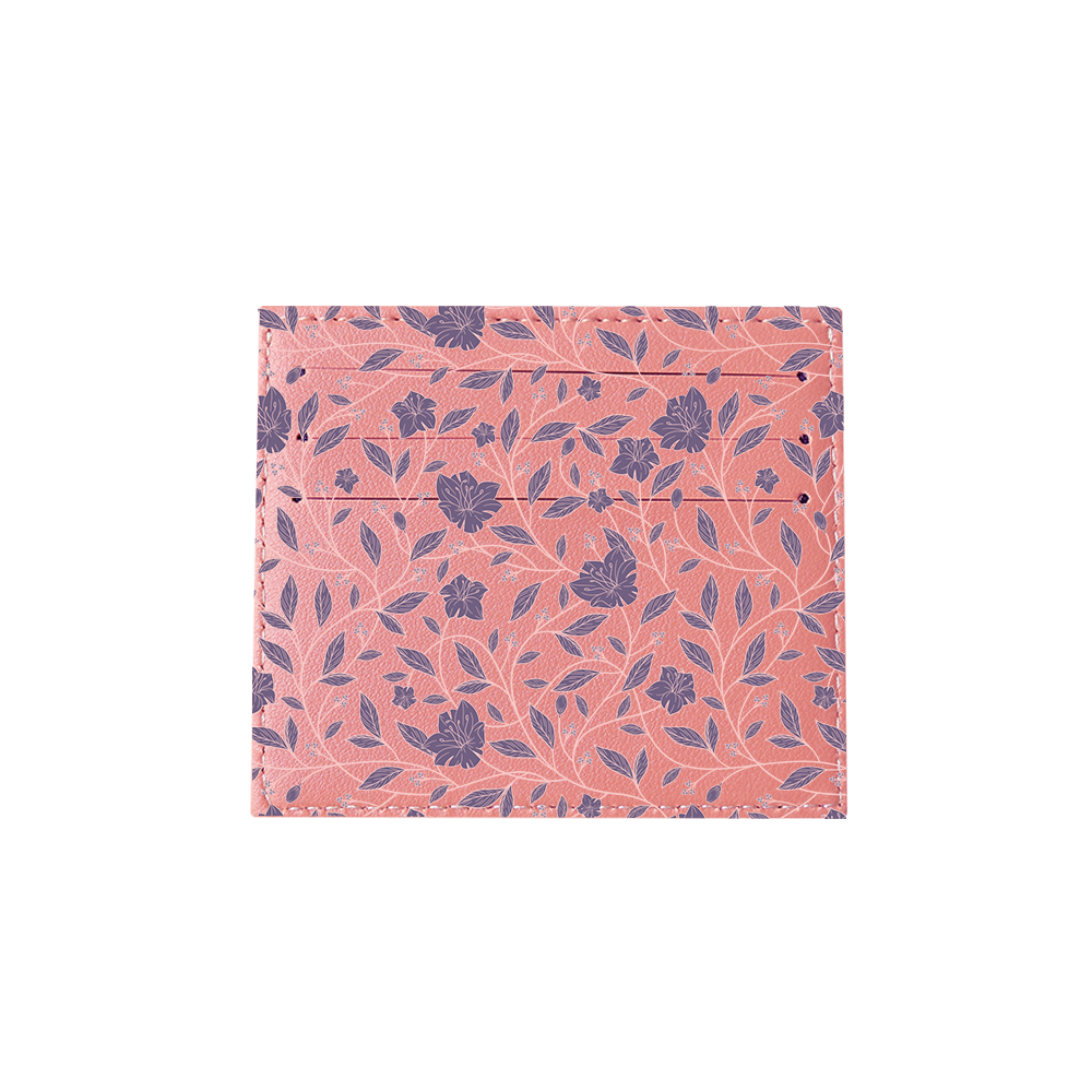6 Slots Card Holder - Sketchy Flower 4.0