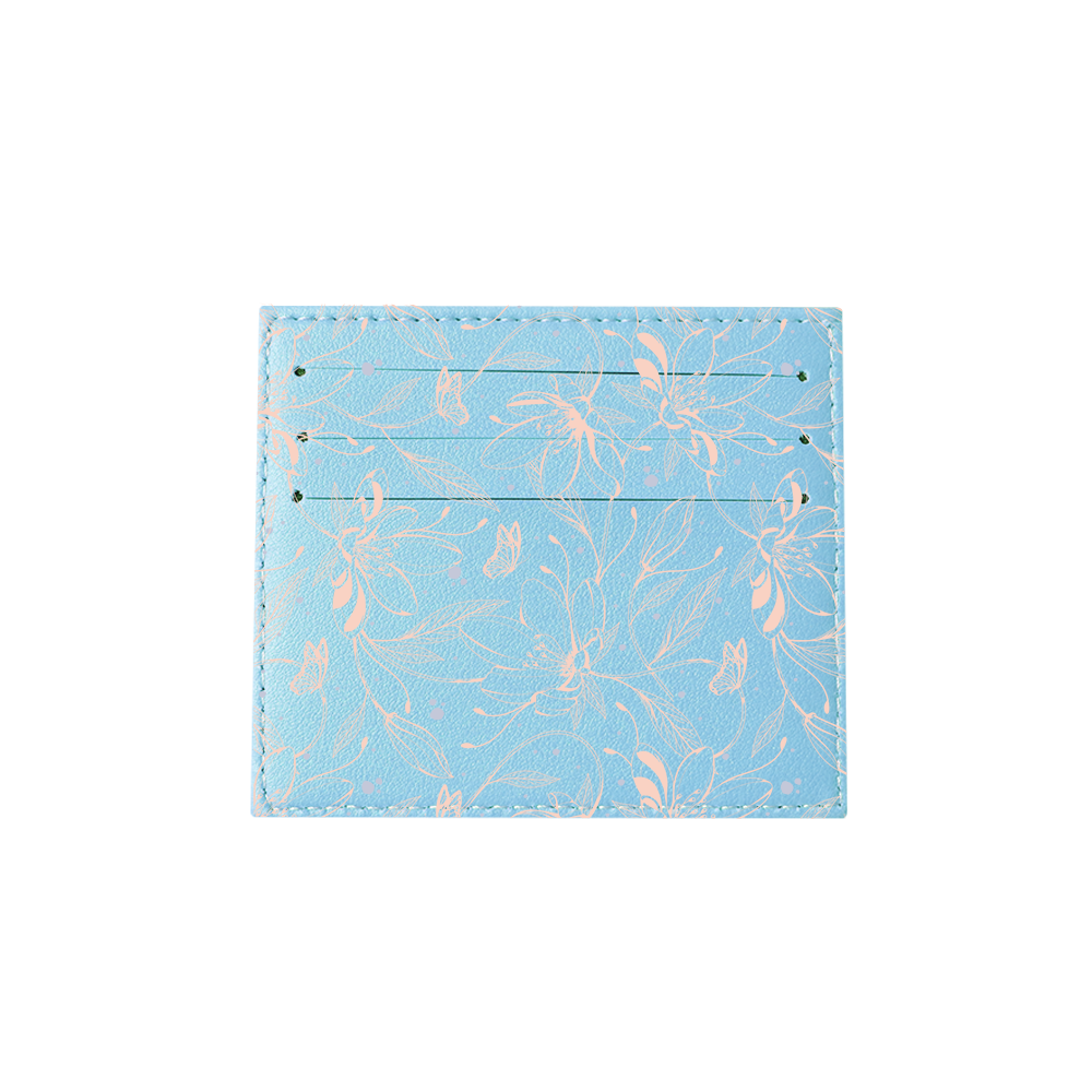 6 Slots Card Holder - Sketchy Flower & Butterfly 1.0