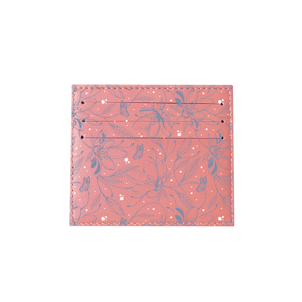 6 Slots Card Holder - Sketchy Flower & Butterfly 2.0