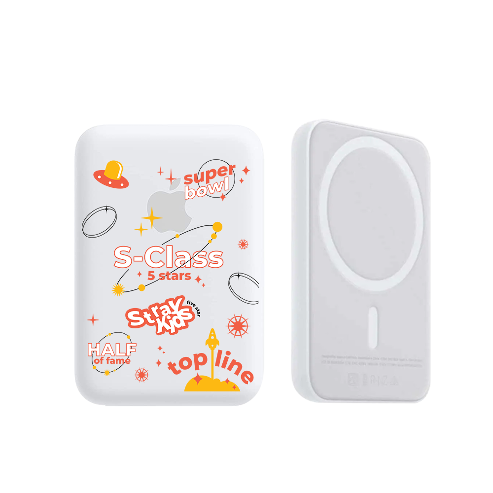 Magnetic Wireless Powerbank - Stray Kids 5 Star