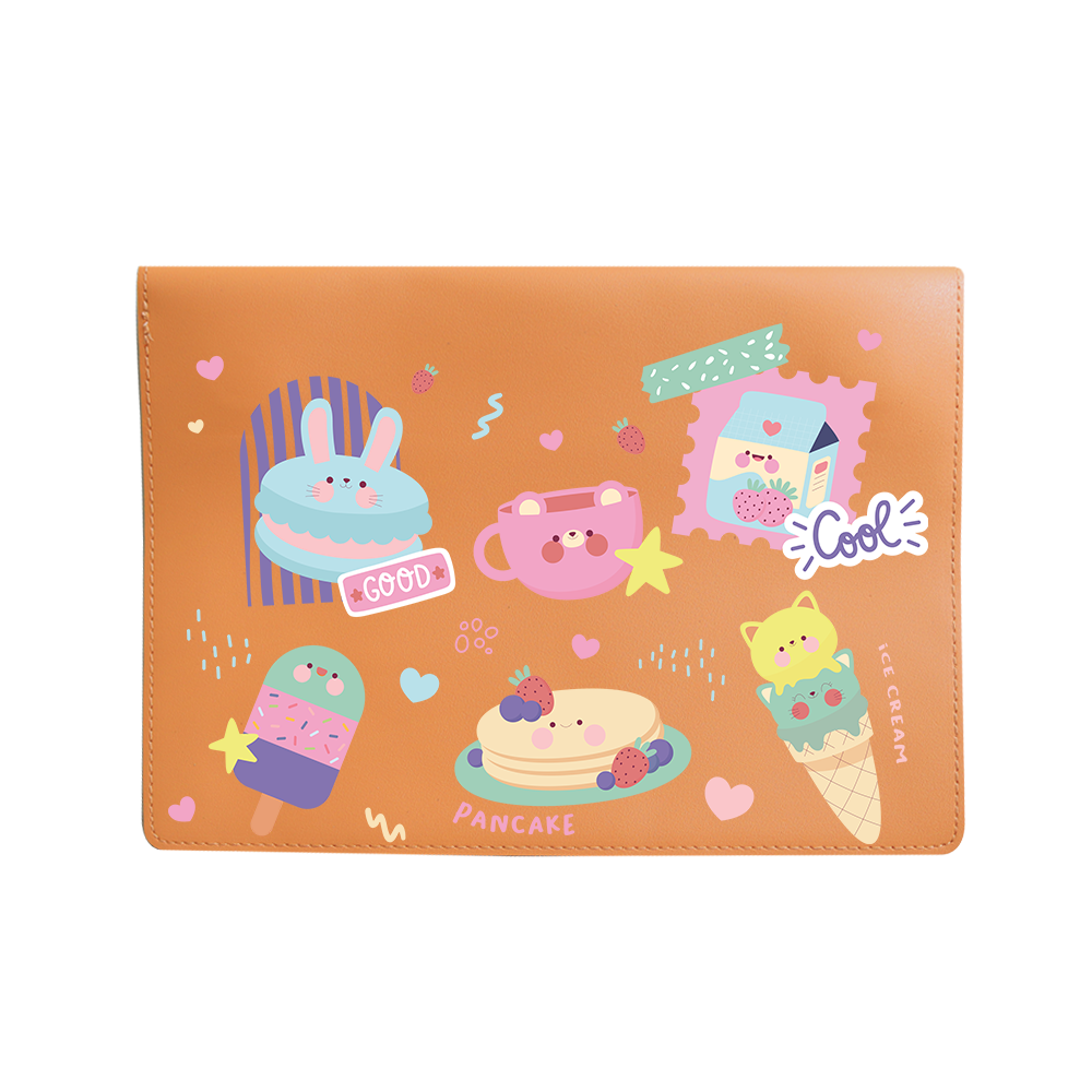 Vegan Leather Sleeve - Sweet Cafe