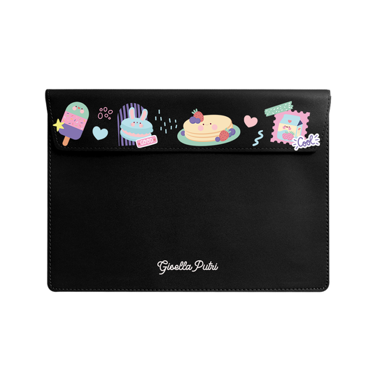 Vegan Leather Sleeve - Sweet Cafe