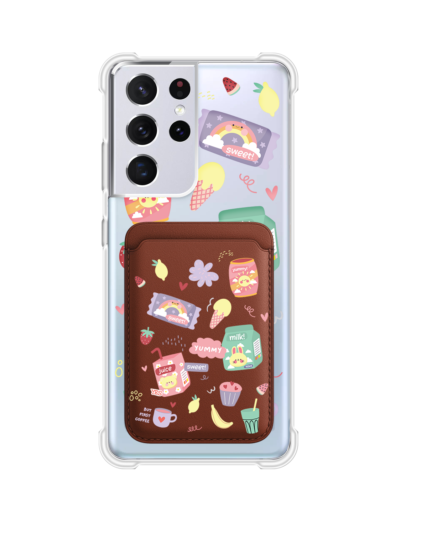 Android Magnetic Wallet Case - Sweet Yummy