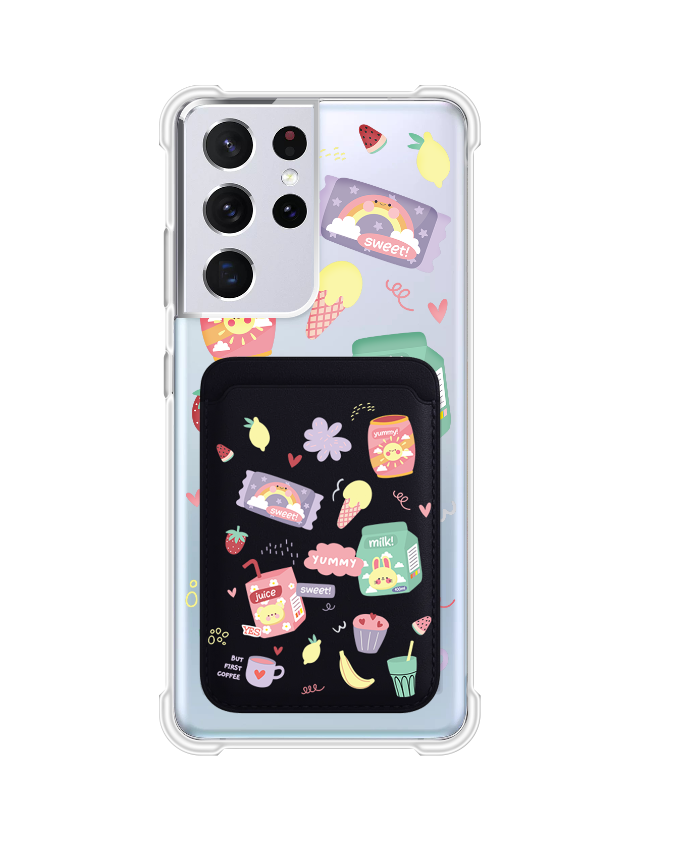 Android Magnetic Wallet Case - Sweet Yummy
