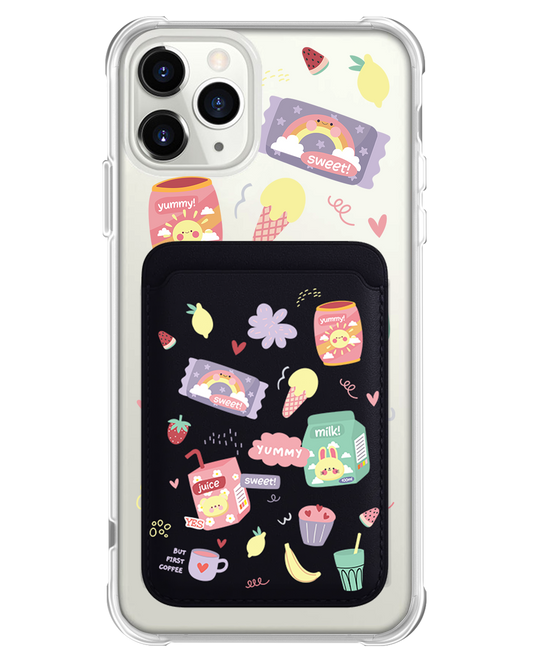 iPhone Magnetic Wallet Case - Sweet Yummy