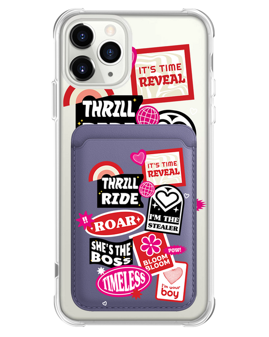 iPhone Magnetic Wallet Case - The Boyz Song Sticker Pack