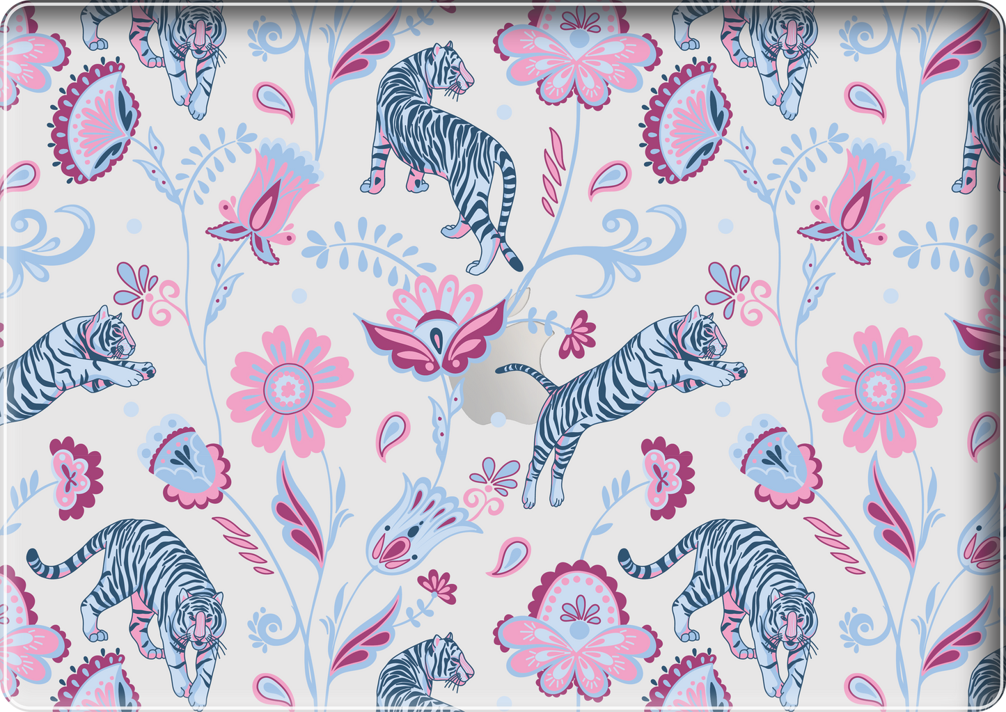 MacBook Snap Case - Tiger & Floral 3.0