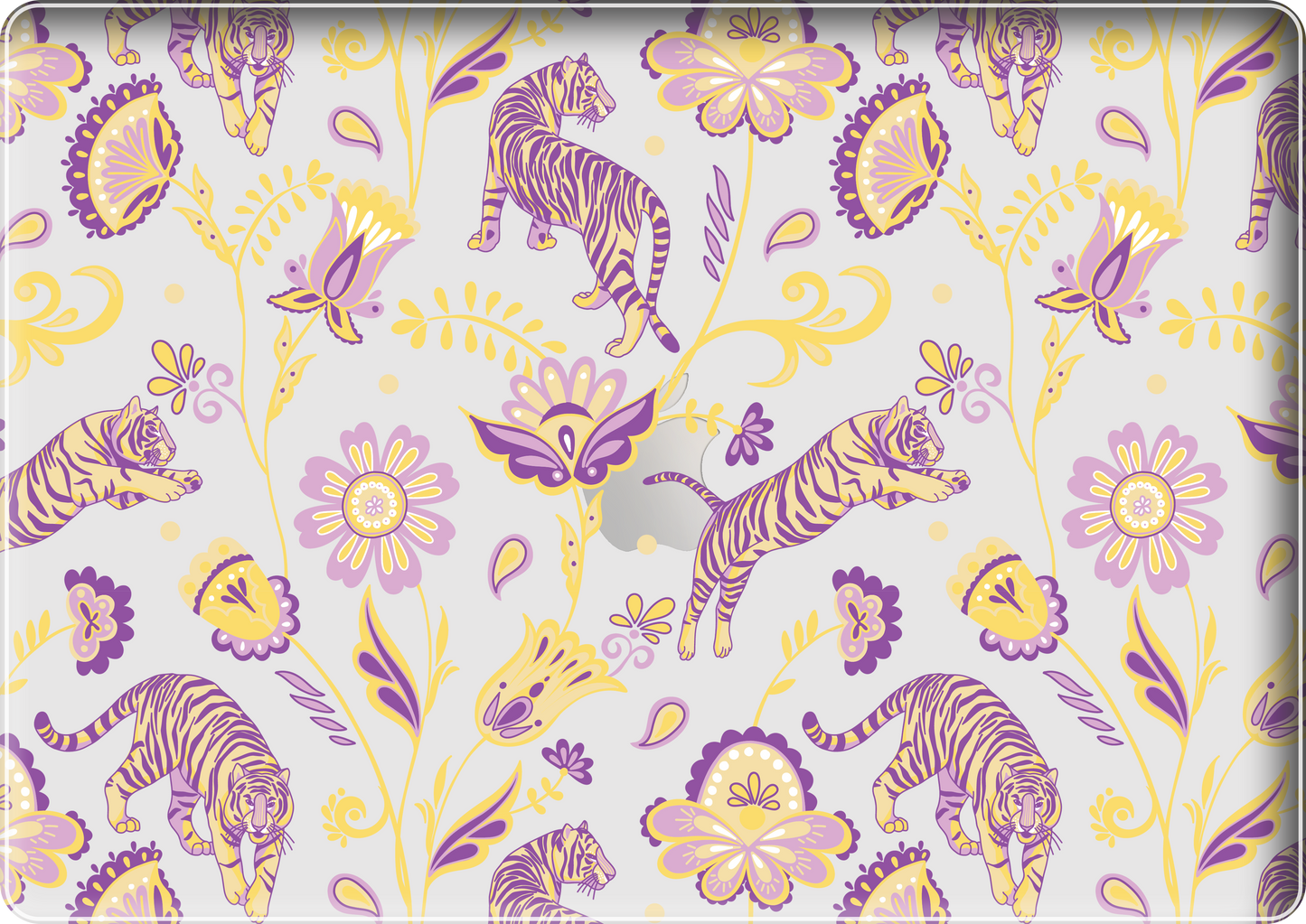 MacBook Snap Case - Tiger & Floral 4.0