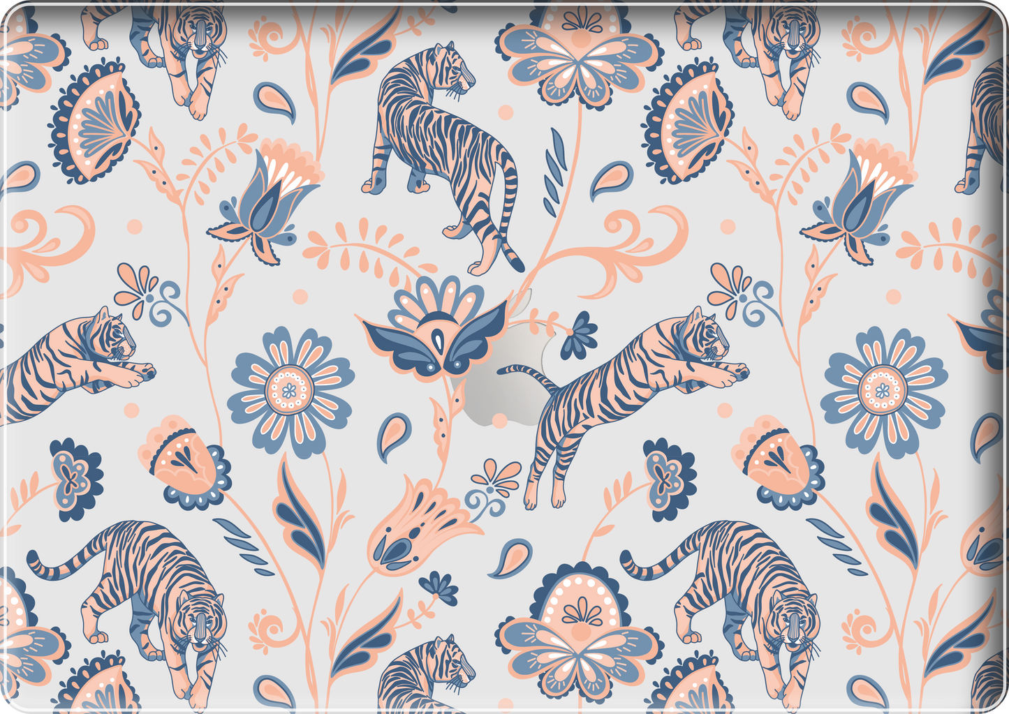 MacBook Snap Case - Tiger & Floral 5.0