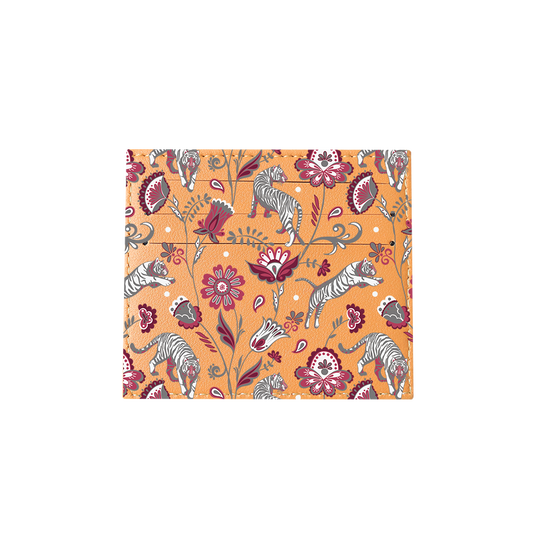 6 Slots Card Holder - Tiger & Floral 6.0