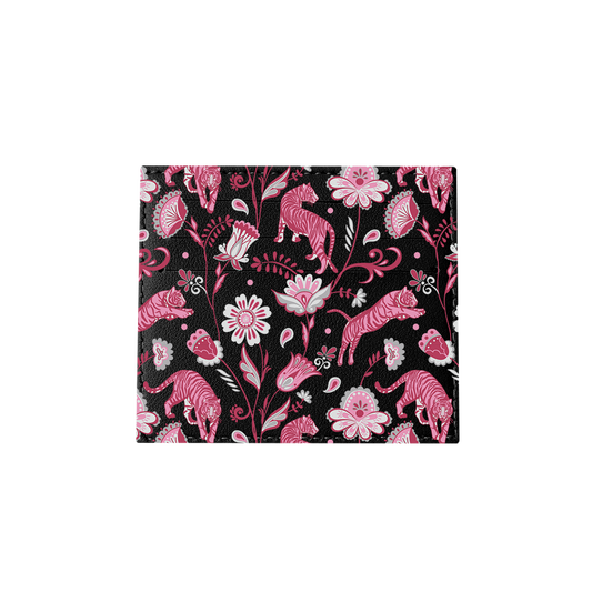 6 Slots Card Holder - Tiger & Floral 7.0