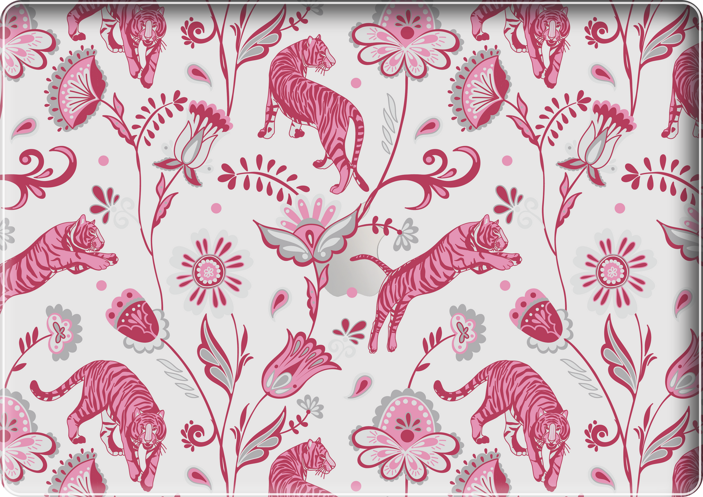 MacBook Snap Case - Tiger & Floral 7.0
