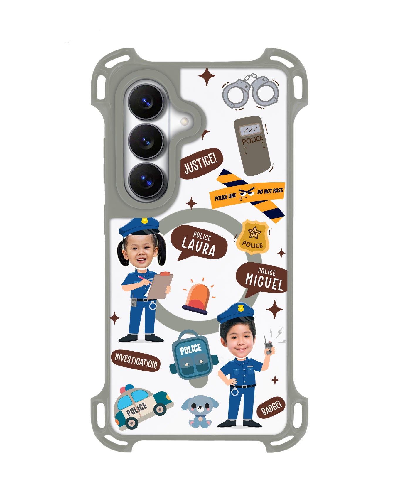 Android Rearguard UltimateZ - Face Grid Dream Police