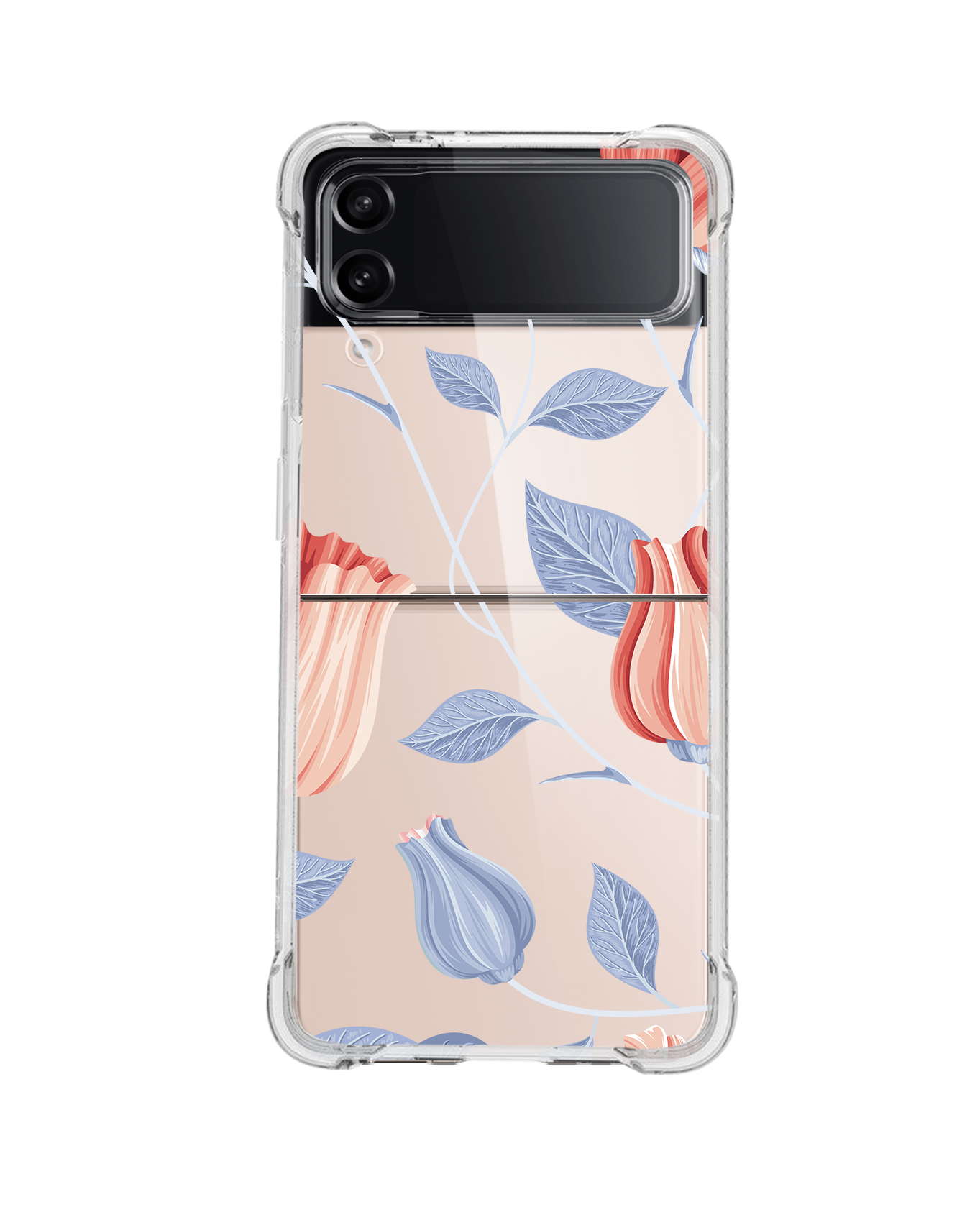 Android Flip / Fold Rearguard Hybrid - Red Tulip