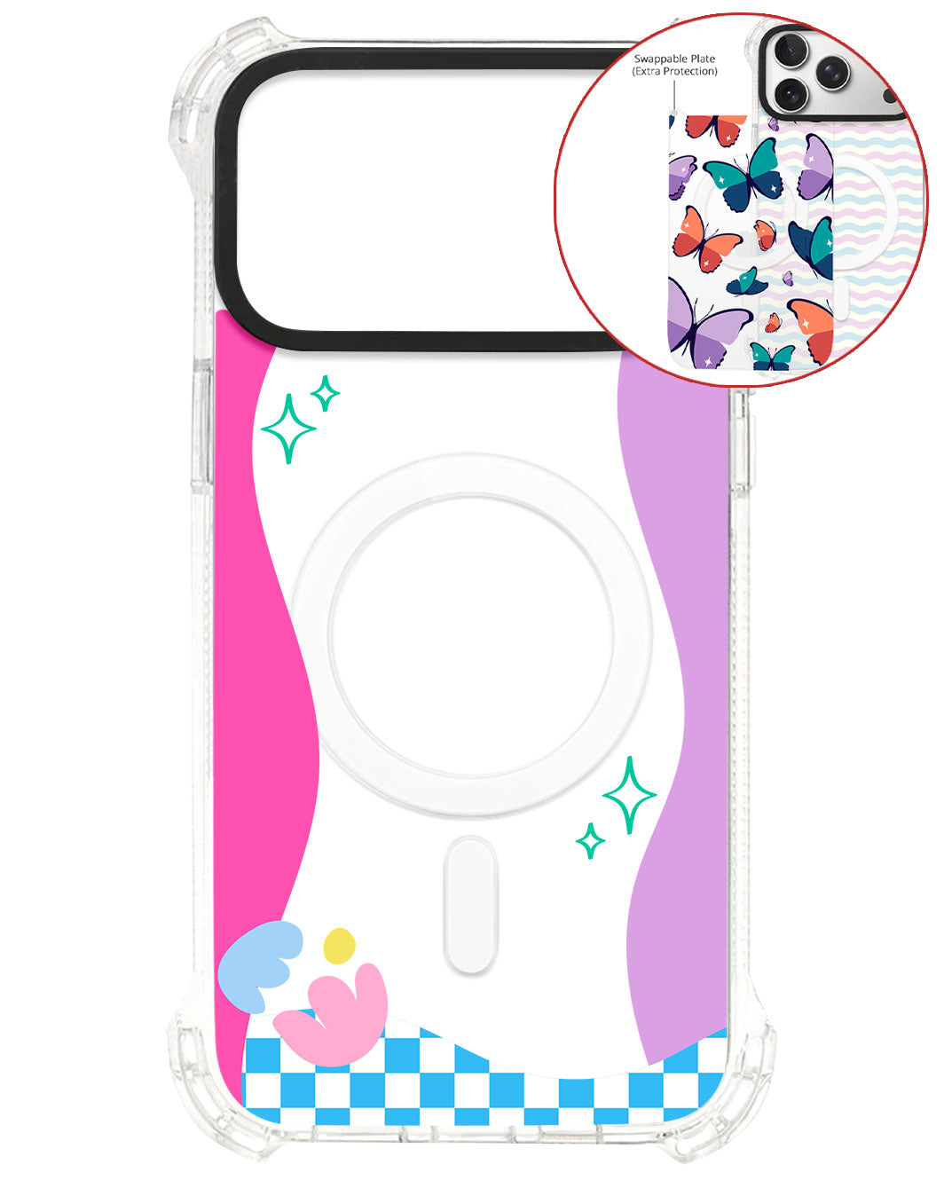 Magsafe Swappable Plate - Aesthetic Mirror 1.0