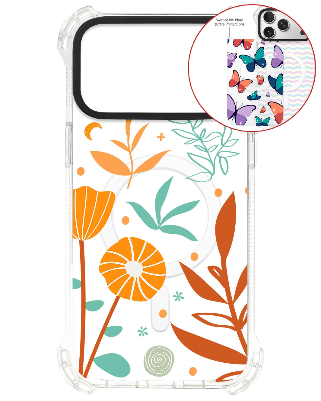 Magsafe Swappable Plate - Autumn Botanical