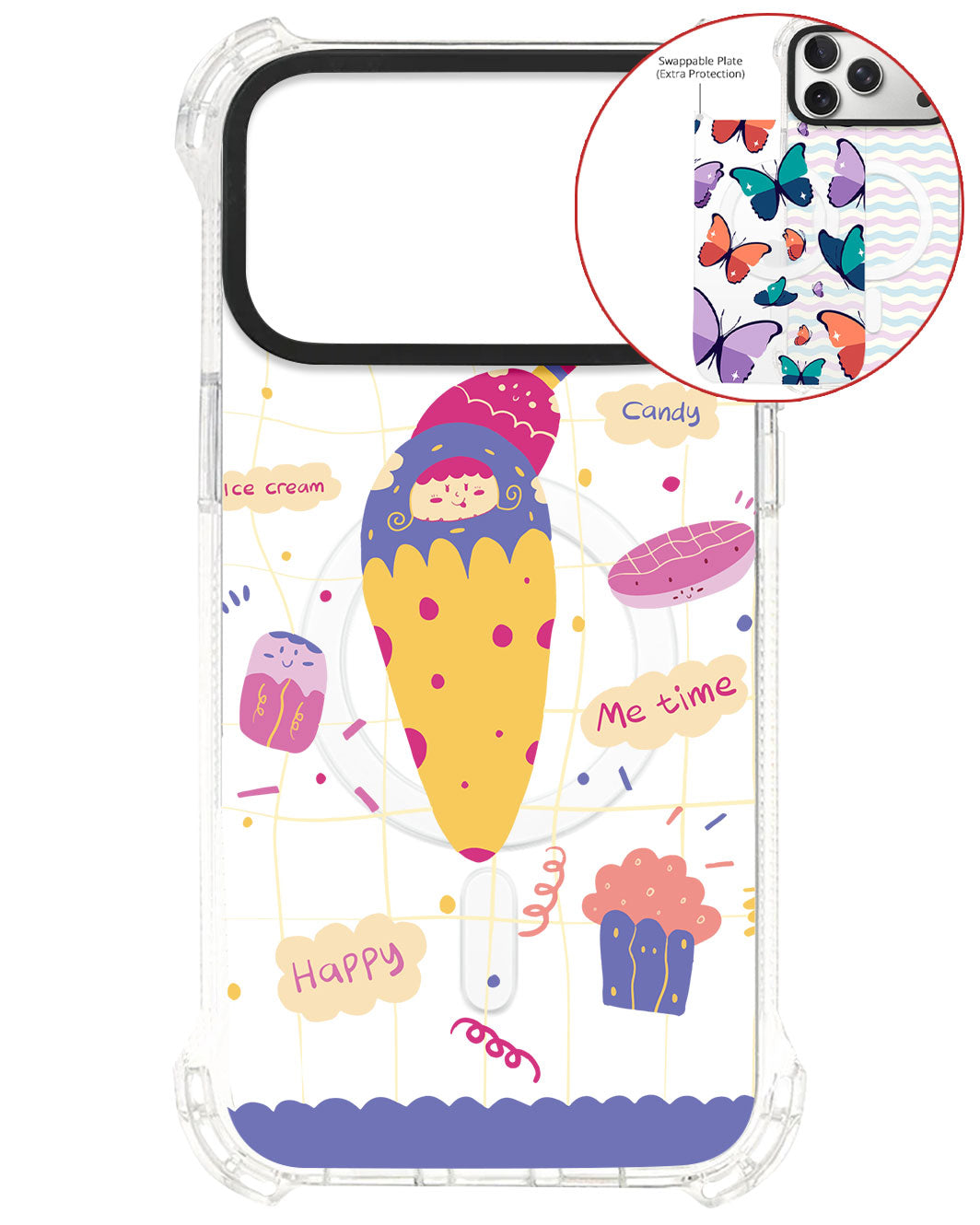 Magsafe Swappable Plate - Candy doodle
