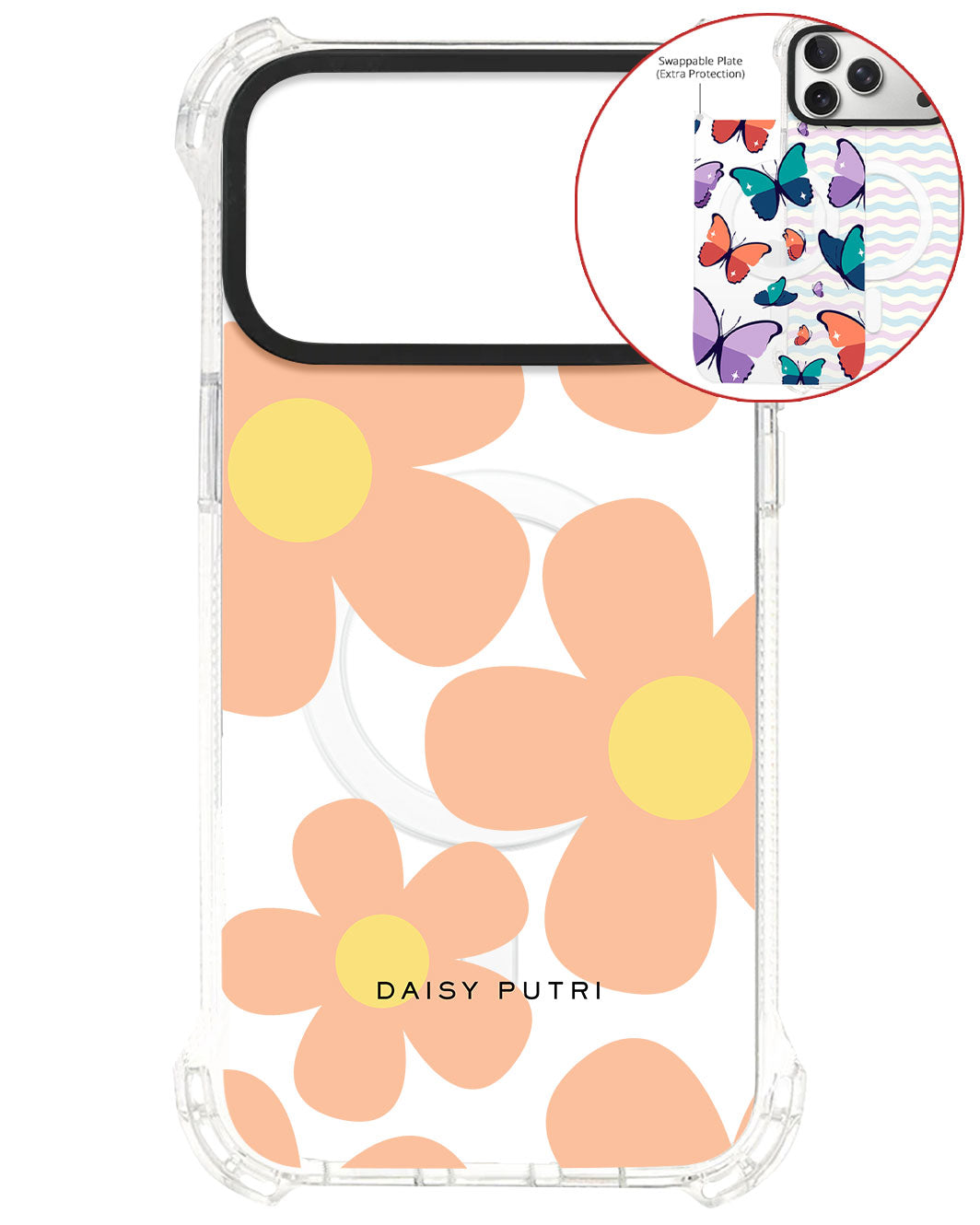 Magsafe Swappable Plate - Daisy Love