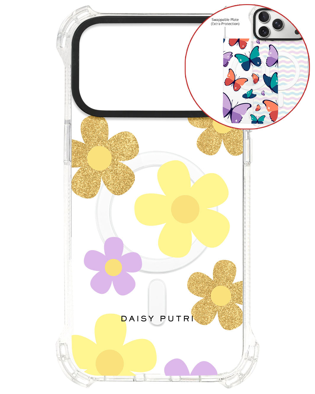 Magsafe Swappable Plate - Daisy Twinkle