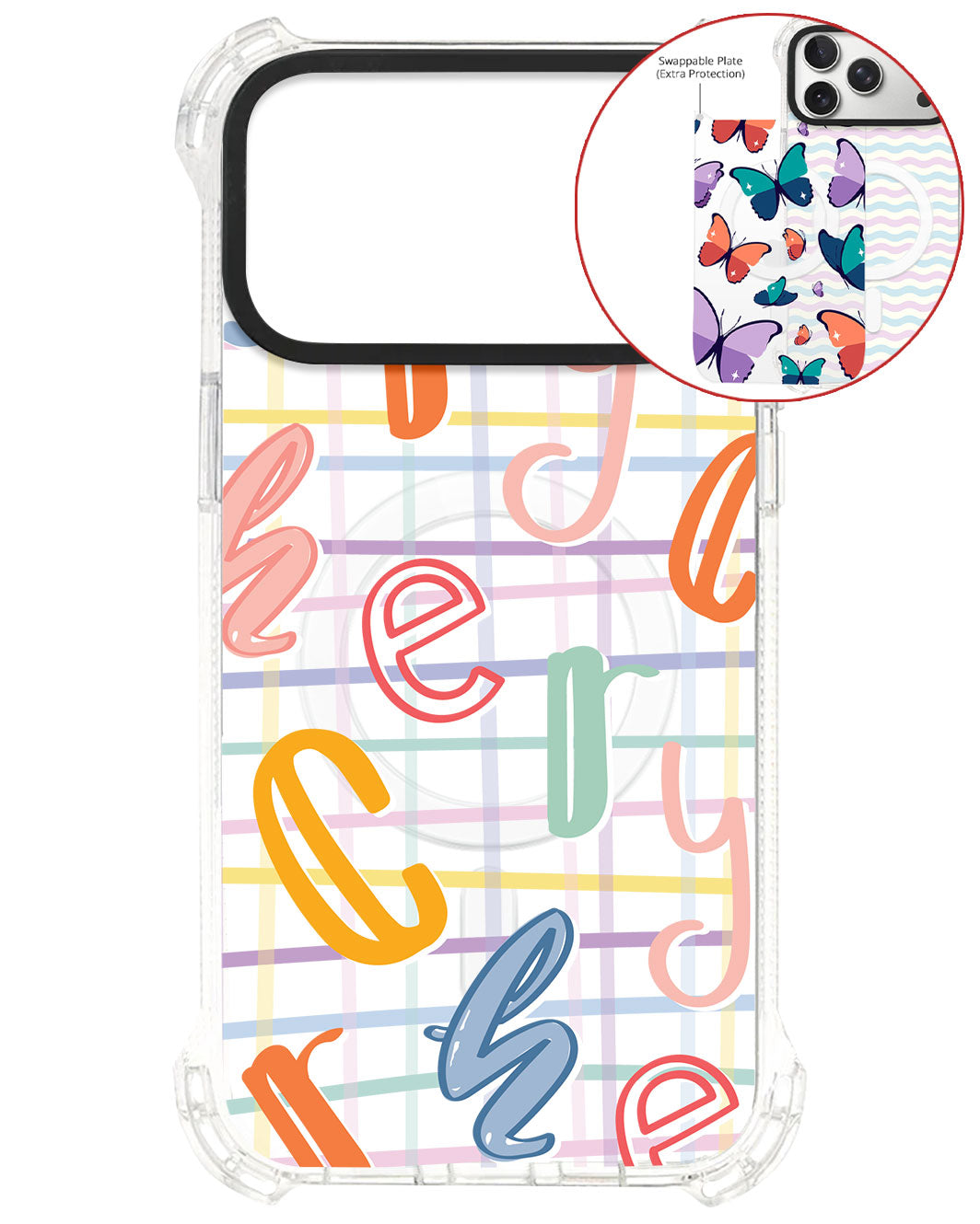 Magsafe Swappable Plate - Doodle Monogram 1.0